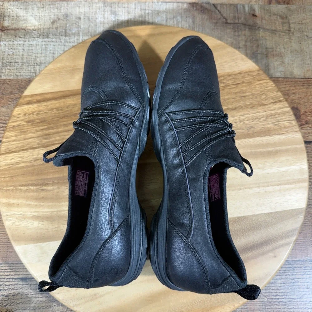 Skechers Loafers Womens 9.5 Black Empress Slip On Shoes 23113 Memory Foam